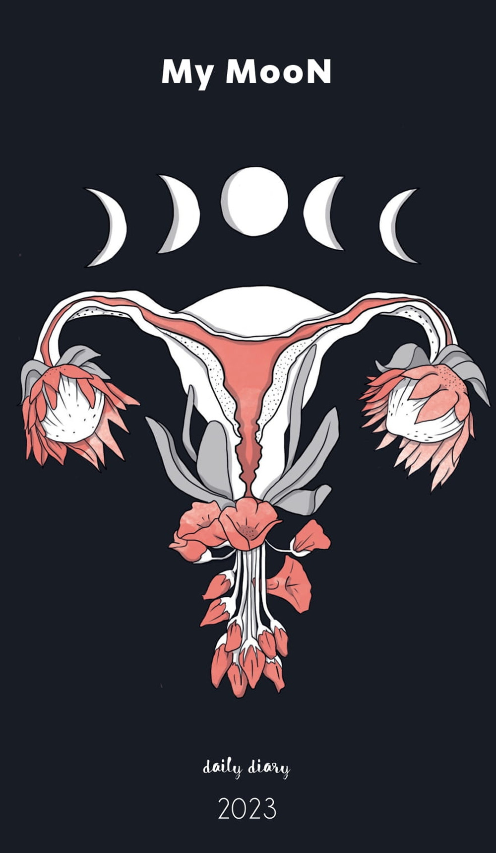 My moon. Daily diary 2023