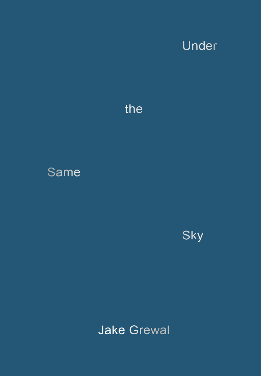 Jake Grewal. Under the same sky