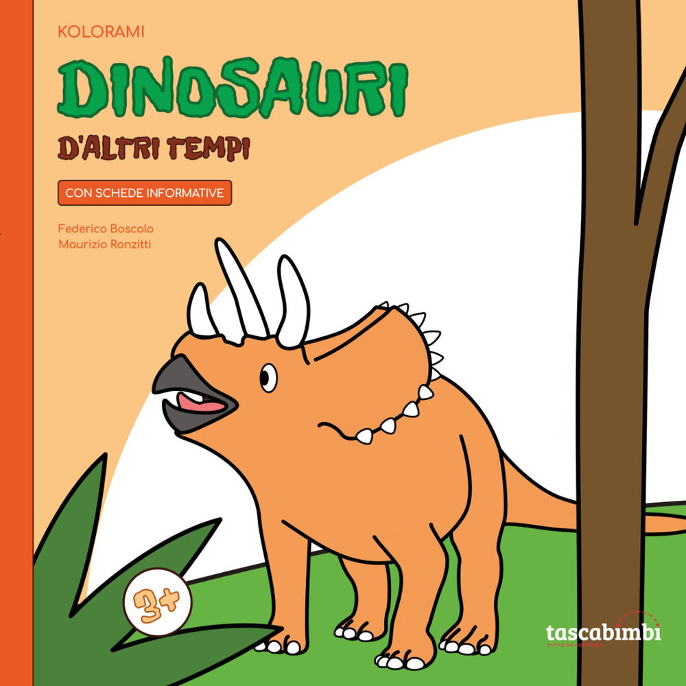 Dinosauri d'altri tempi 3 +. Imparare colorando
