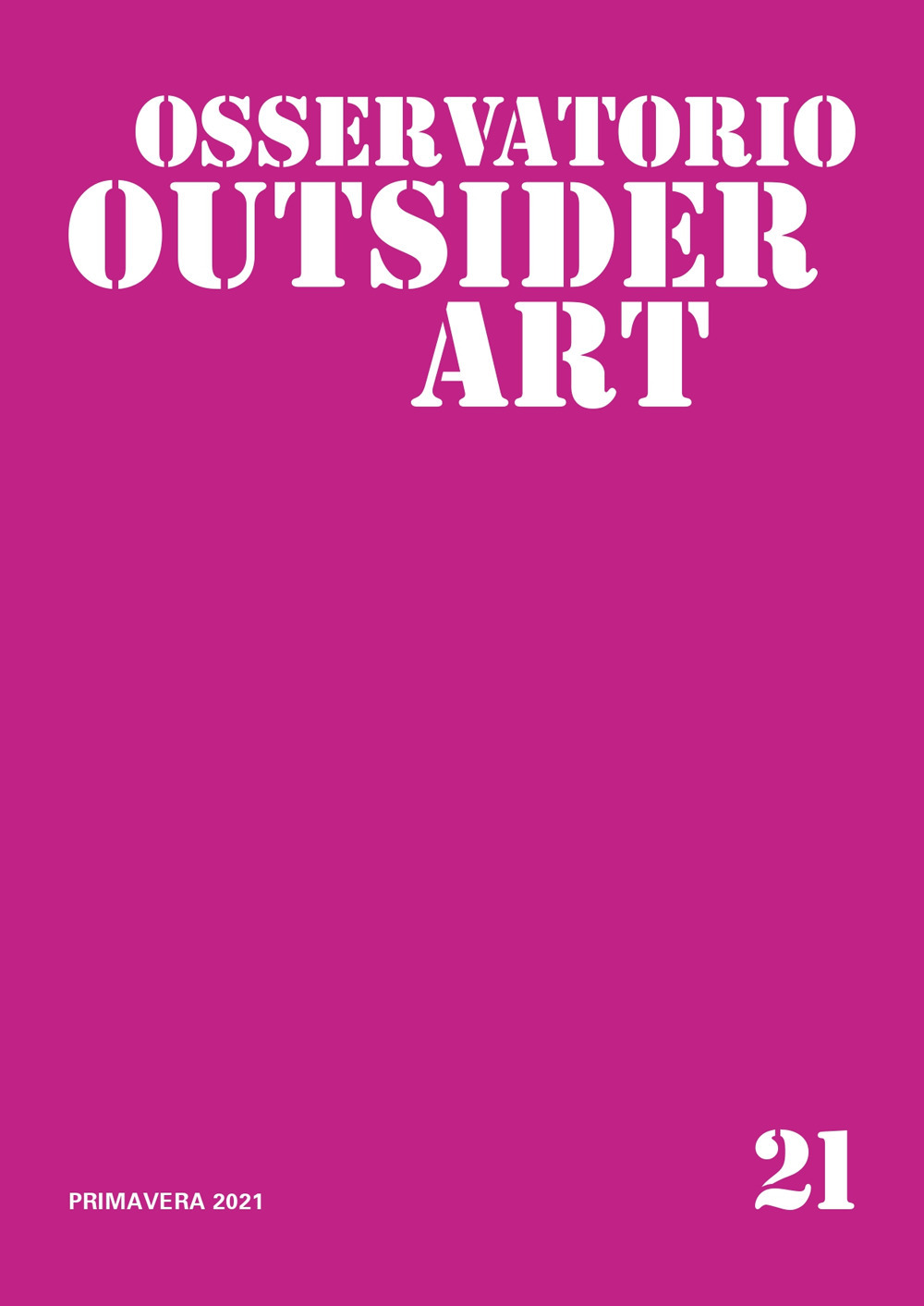 Osservatorio outsider art. Vol. 22
