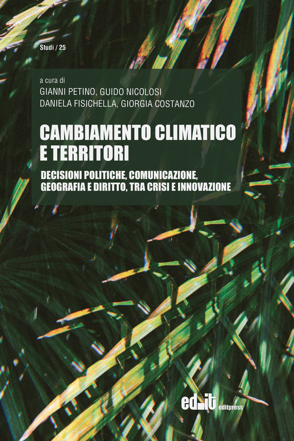 Cambiamento climatico e territori. Decisioni politiche, comunicazione, geografia e diritto, tra crisi e innovazione