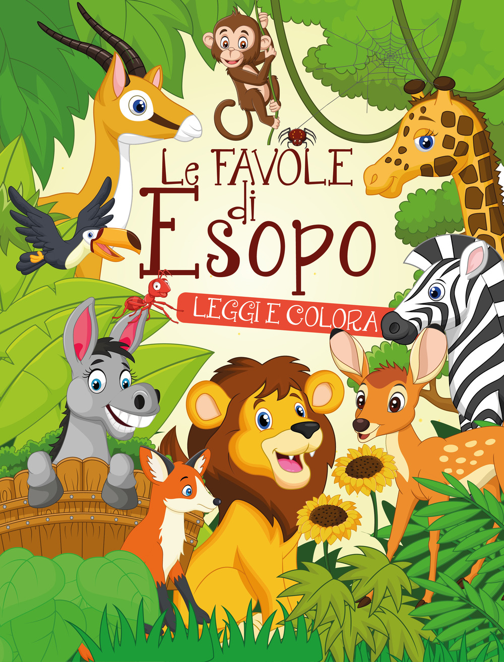 Le favole di Esopo. Leggi e colora