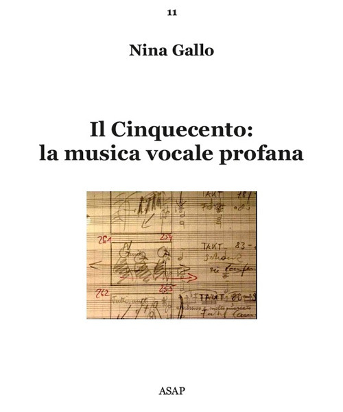 Il Cinquecento: la musica vocale profana