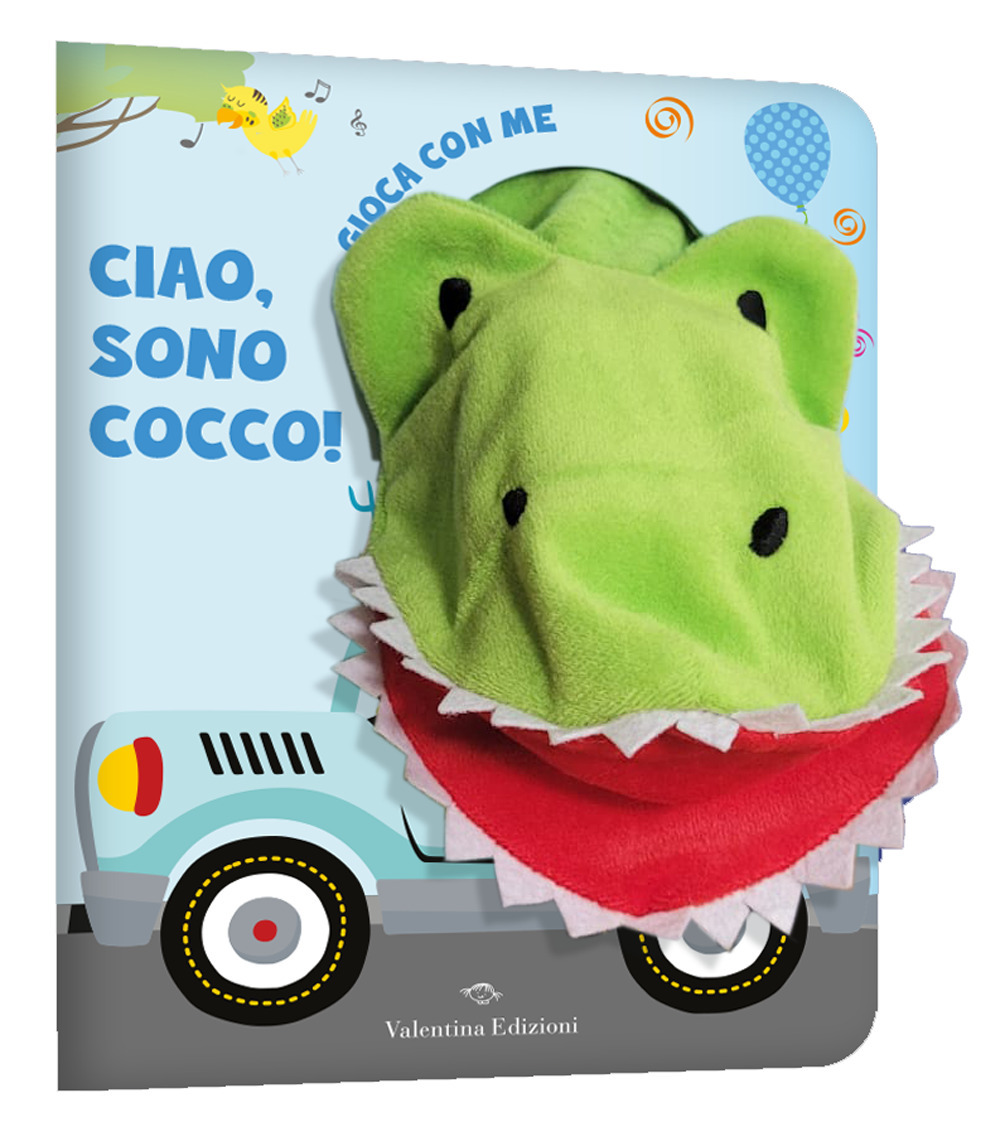 Ciao, sono Cocco! Gioca con me. Libro pupazzo