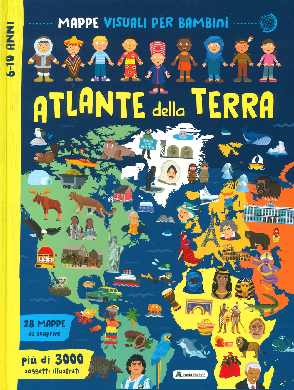 Atlante della Terra. Mappe visuali per bambini