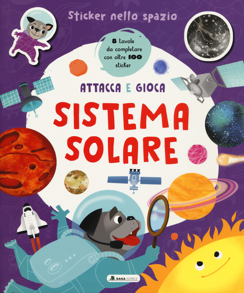 Sistema solare. Sticker nello spazio