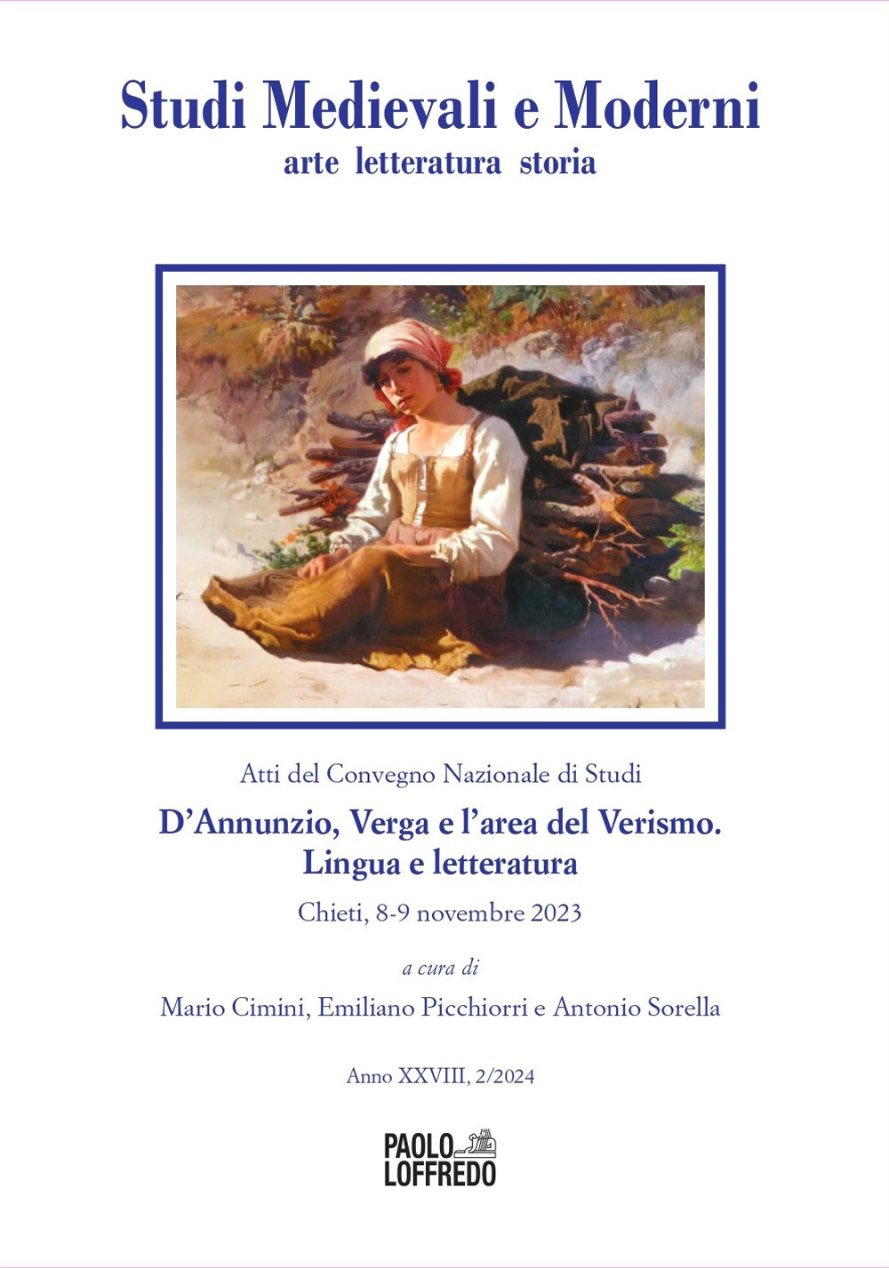 Studi medievali e moderni. Arte, letteratura, storia. Vol. 2: D'Annunzio, Verga e l'area del verismo. Lingua e letteratura (Atti del convegno nazionale di studi, Chieti, 8-9 novembre 2023)