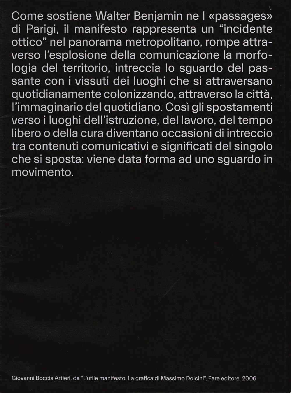 21 manifesti. Cartacanta la ripartenza