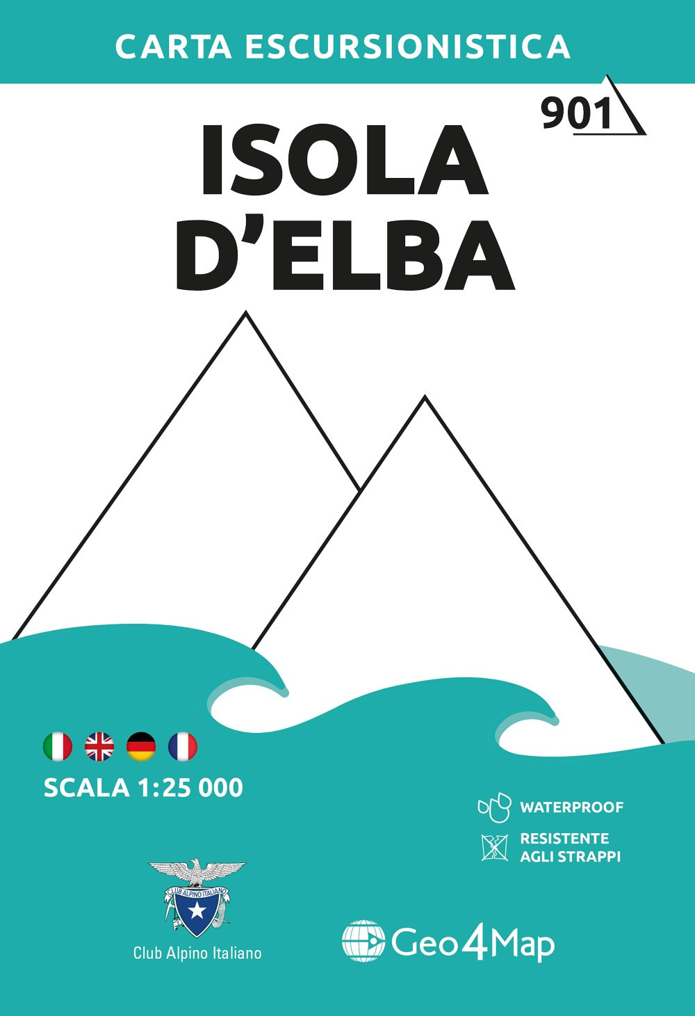 901 Isola d'Elba. Carta escursionistica 1:25.000