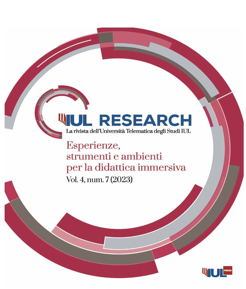 IUL Research. Ediz. italiana e inglese. Vol. 3: Esperienze, strumenti e ambienti per la didattica immersiva