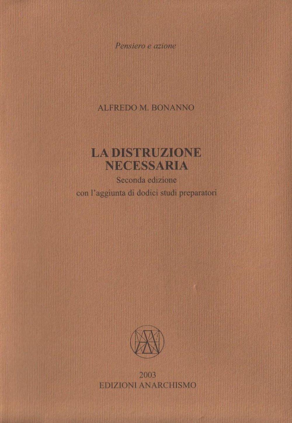La distruzione necessaria. Con l'aggiunta di dodici studi preparatori