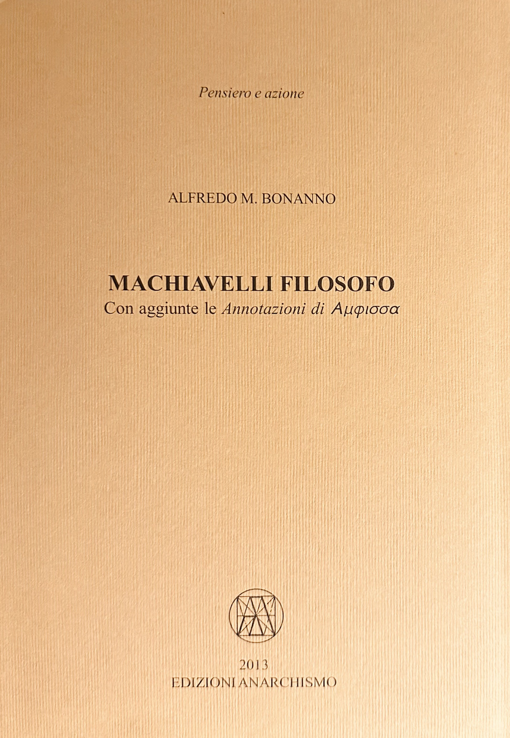 Machiavelli filosofo