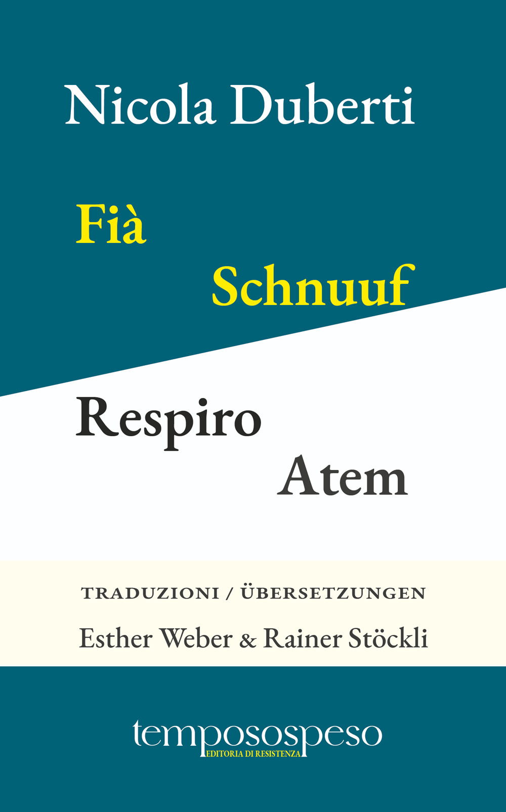 Fià. Schnuuf. Respiro. Atem. Taj curt. Drüüziiler. Versi a tre righe. Dreizeiler