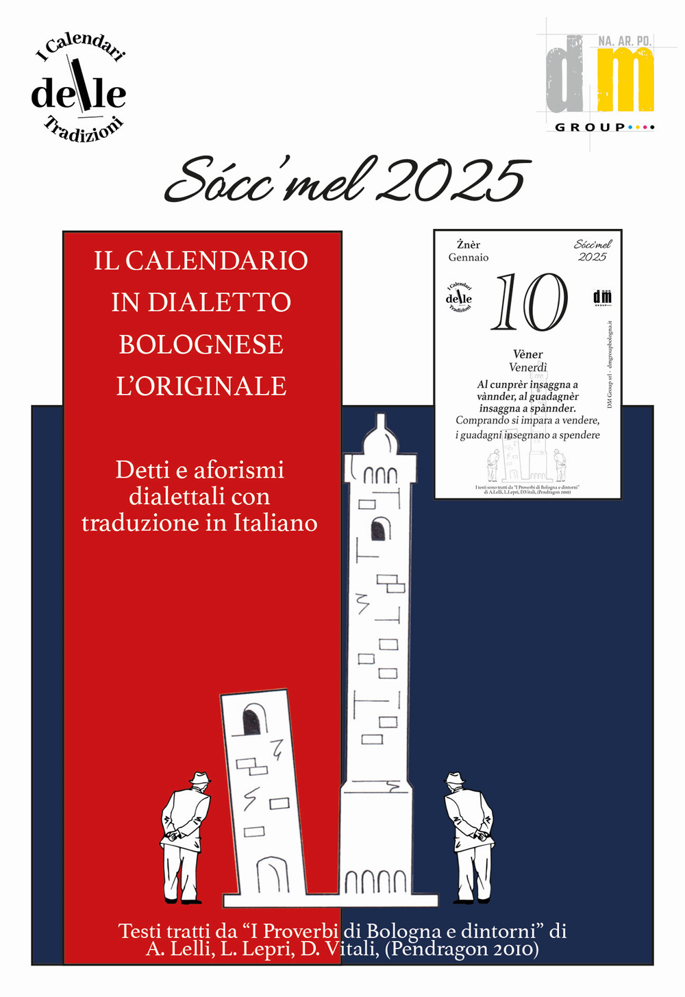 Socc'mel 2025. Raccolta dialettale giornaliera. I calendari delle tradizioni