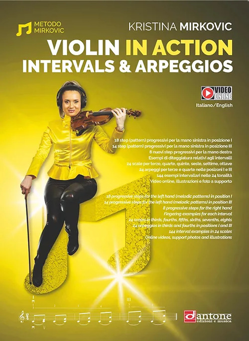 Violin in action. Intervals and arpeggios. Ediz. italiana e inglese