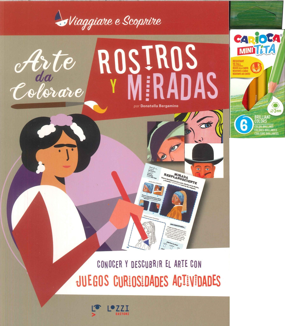 Rostros y miradas. Arte da colorare
