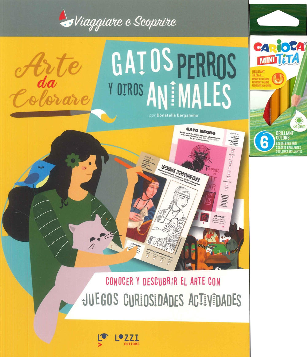 Gatos, perros y otros animales. Arte da colorare