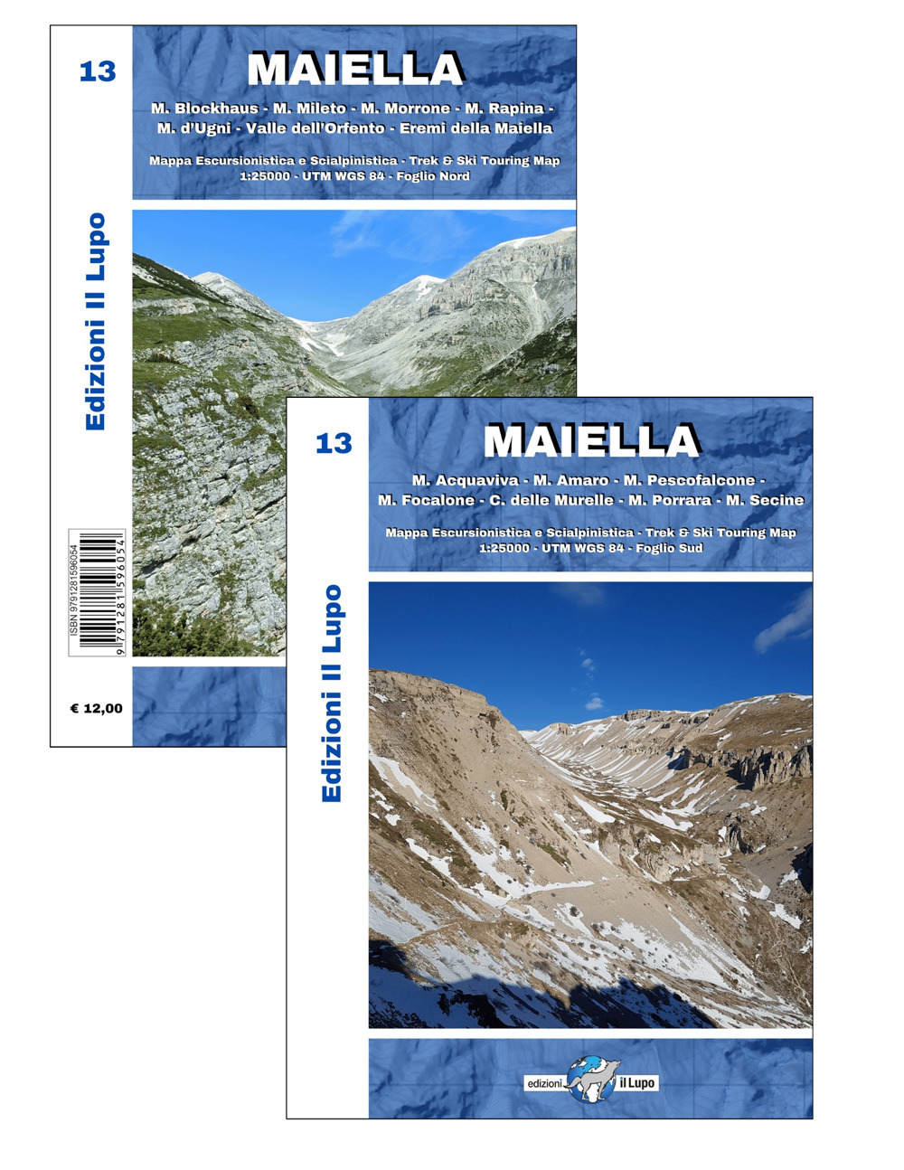 Carta Maiella. Mappa escursionistica e scialpinistica