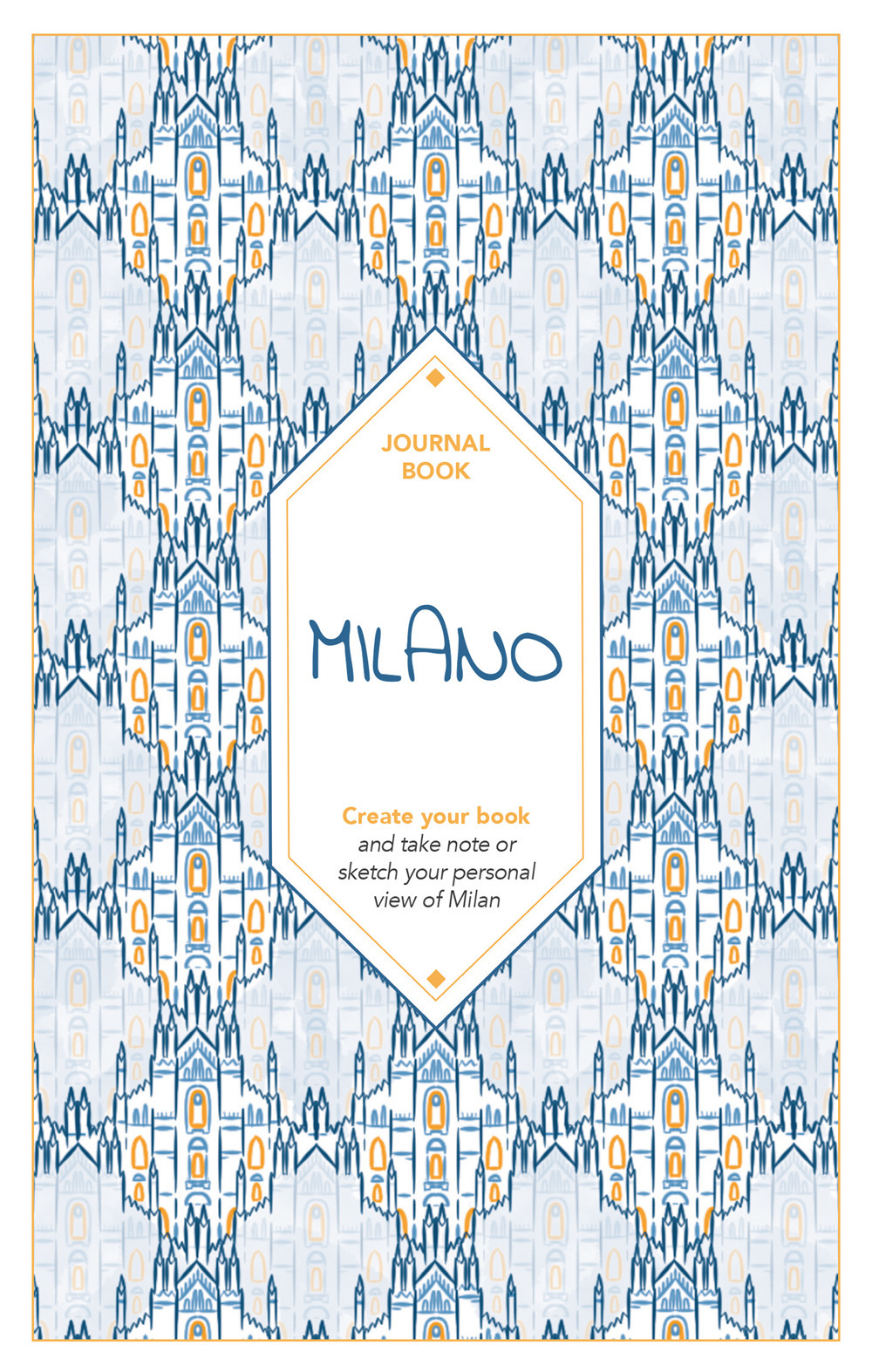 Milano. Journal book. Create your book