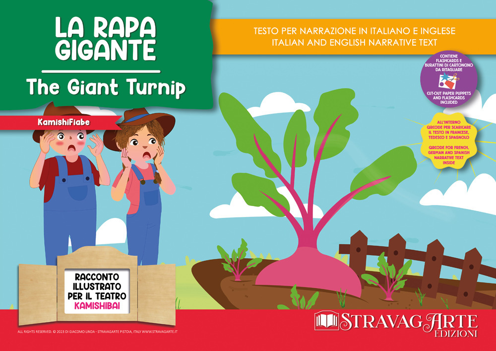 La rapa gigante. Storia kamishibai. Ediz. italiana e inglese