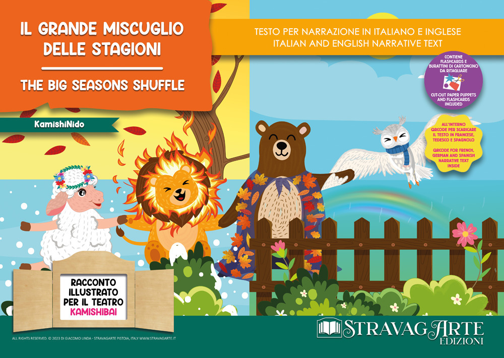 Il grande miscuglio delle stagioni. Storia kamishibai. Ediz. italiana e inglese