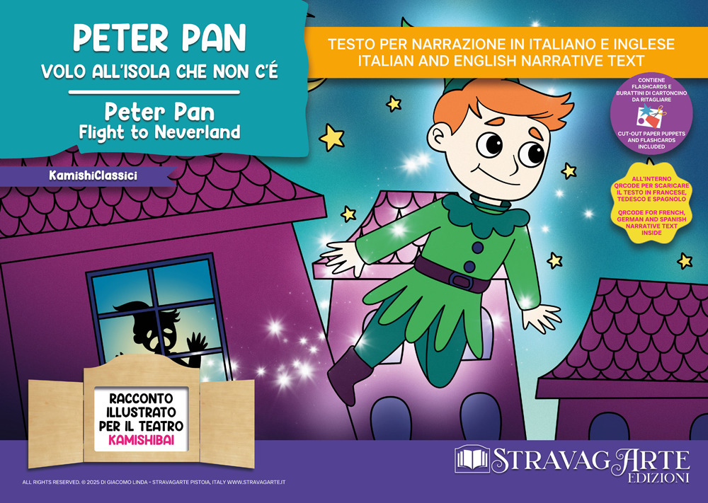 Peter Pan, volo all'Isola che non c'è. Storia kamishibai