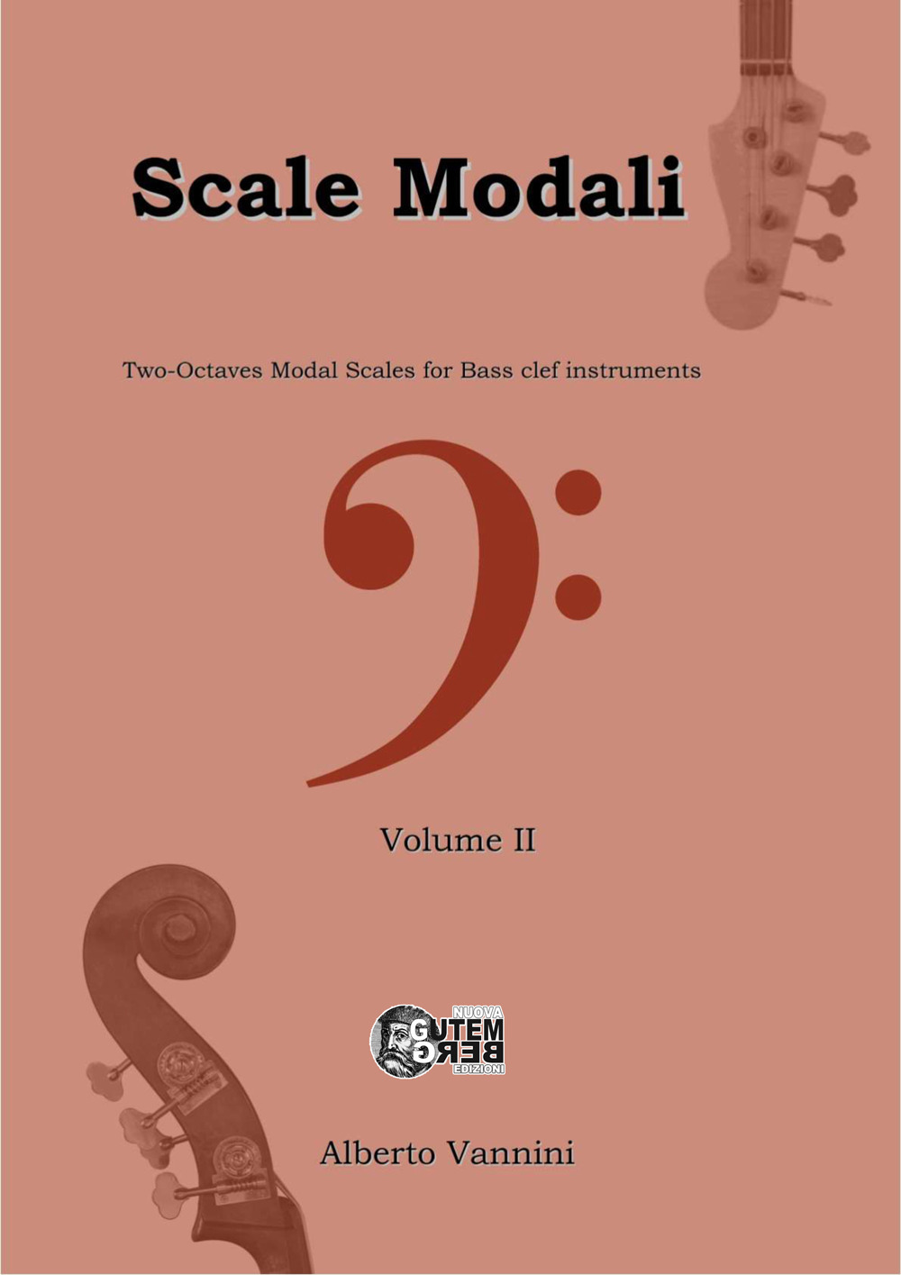 Scale modali. Two-octaves modal scales for bass clef instruments. Vol. 2