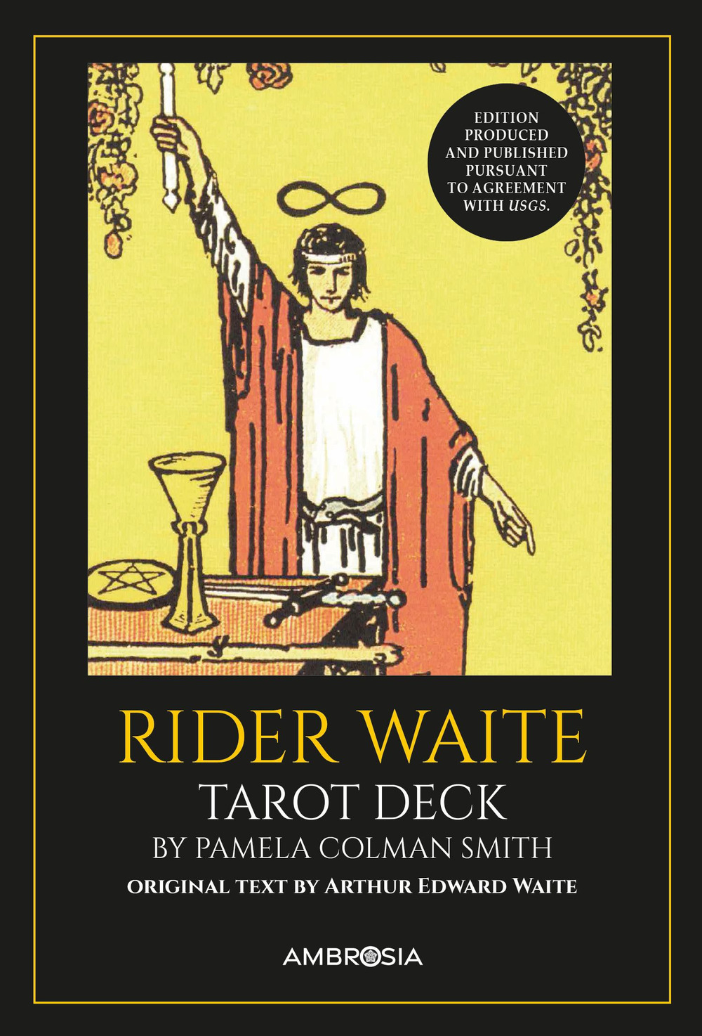 Rider waite tarot deck. 78 cards in 4 colours. Ediz. deluxe