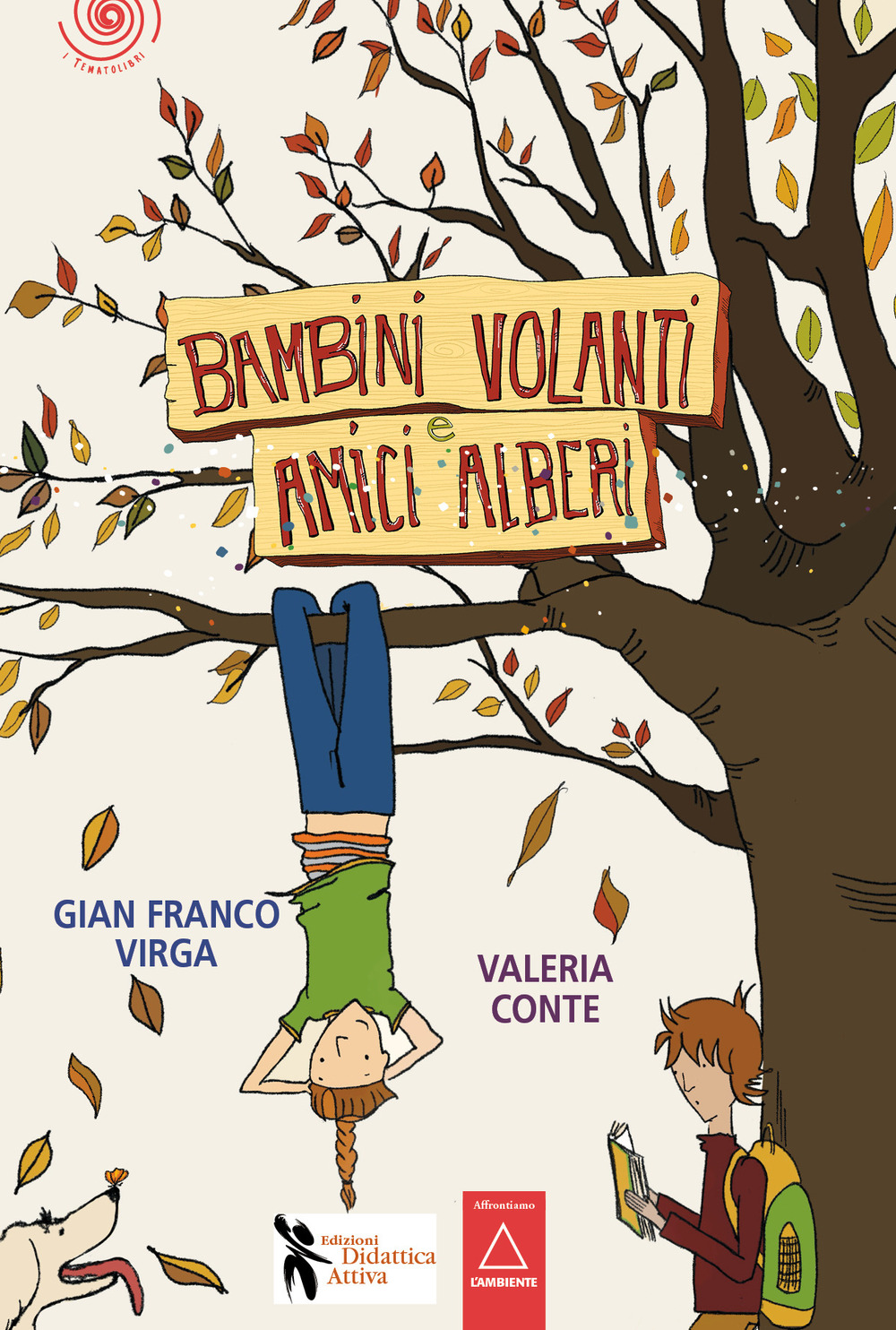 Bambini volanti e amici alberi