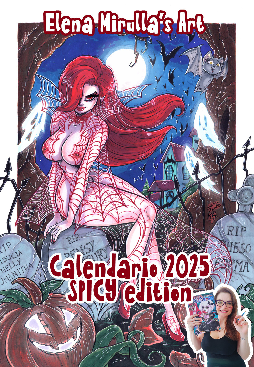 Calendario 2025 Elena Mirulla’s art spicy version