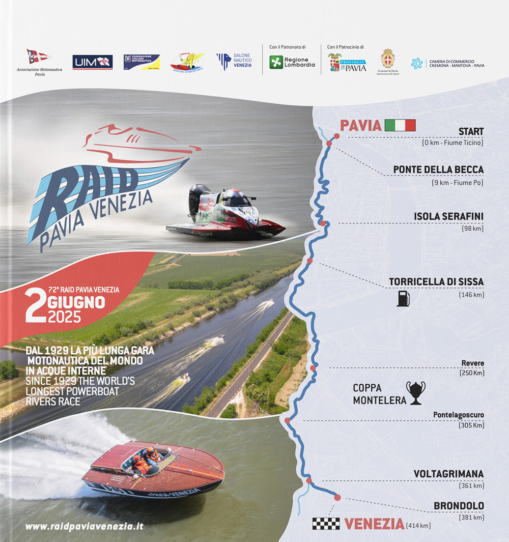 72° raid Pavia Venezia