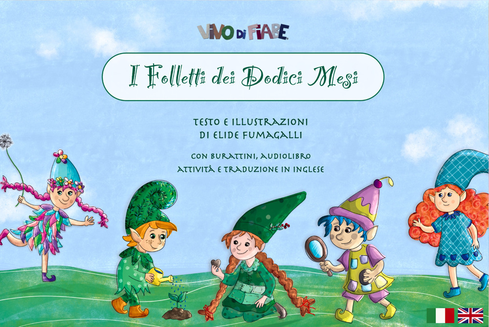 I folletti dei dodici mesi. Schede per kamishibai. Ediz. italiana e inglese